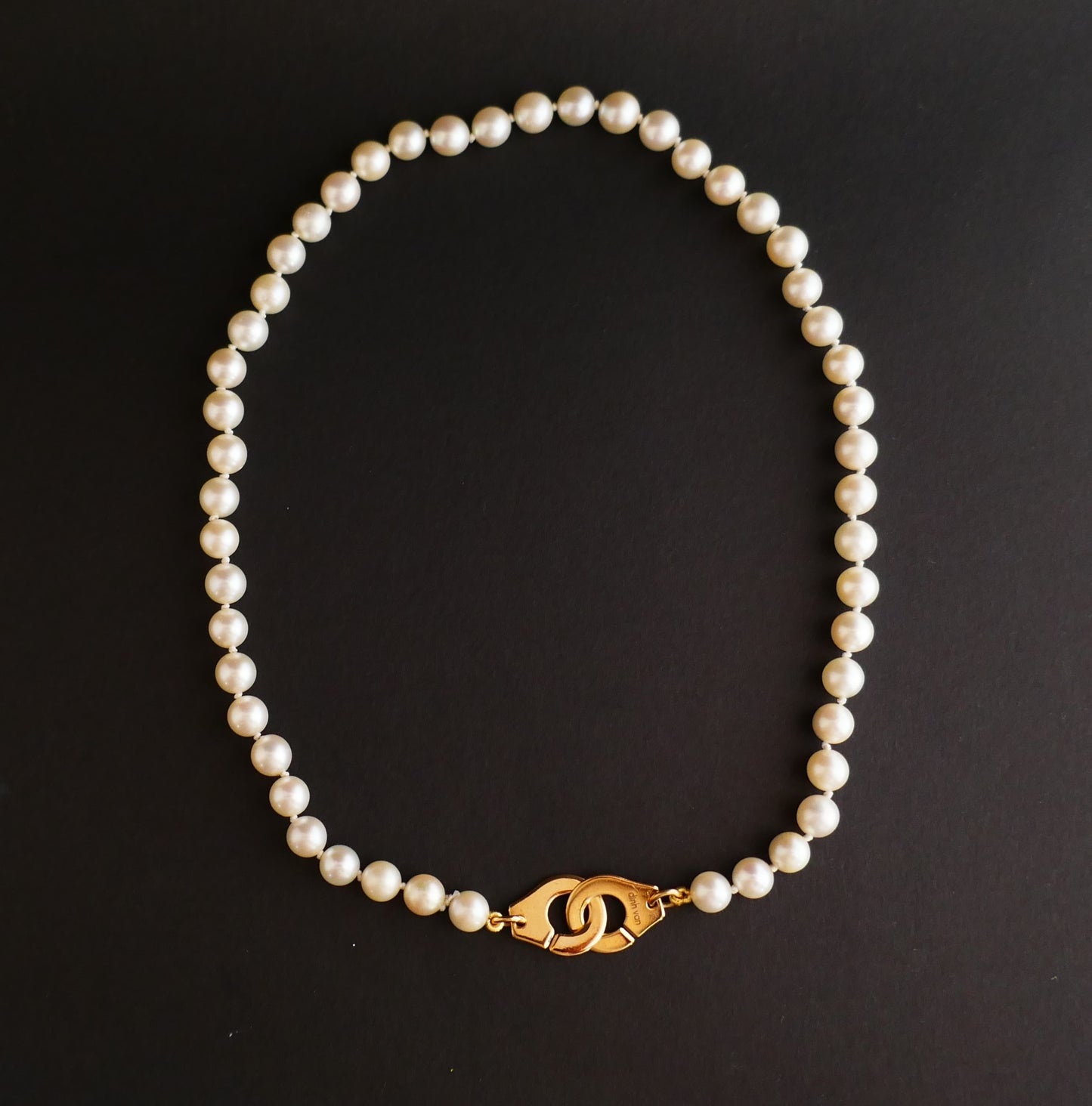 Dinh Van Collier De Perles, Or Jaune 18 Carats