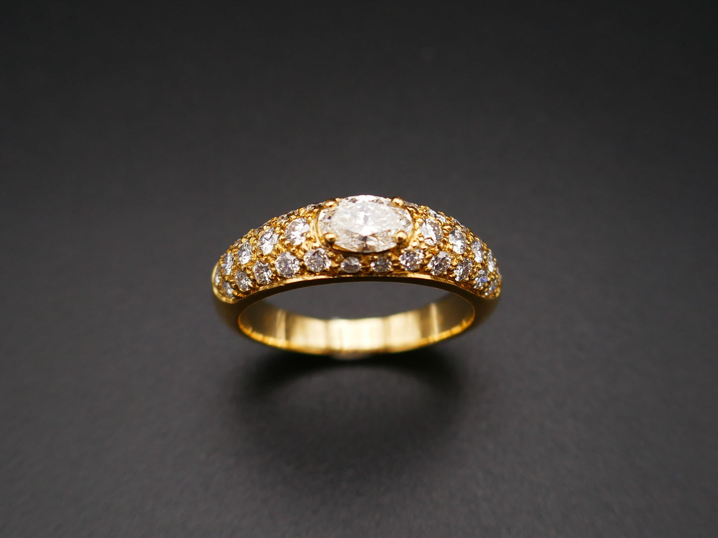 Boucheron Bague Axelle Diamants, Or Jaune 18 Carats.