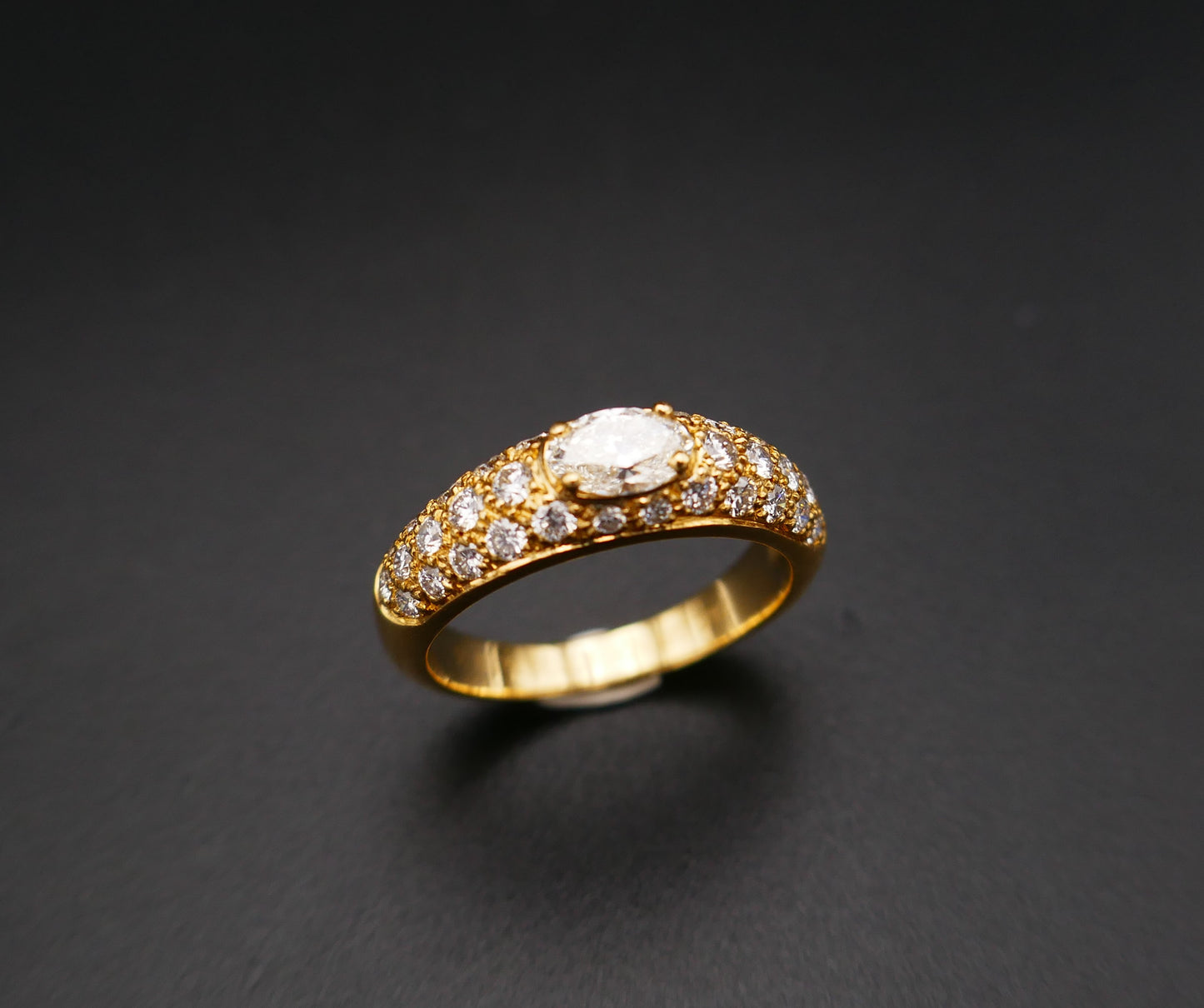 Boucheron Bague Axelle Diamants, Or Jaune 18 Carats.