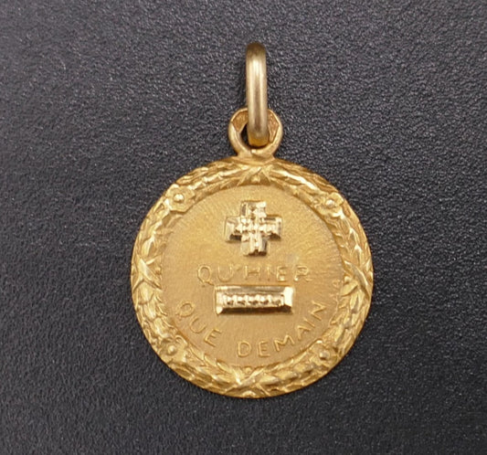 Augis Médaille d'Amour, Or 18 Carats