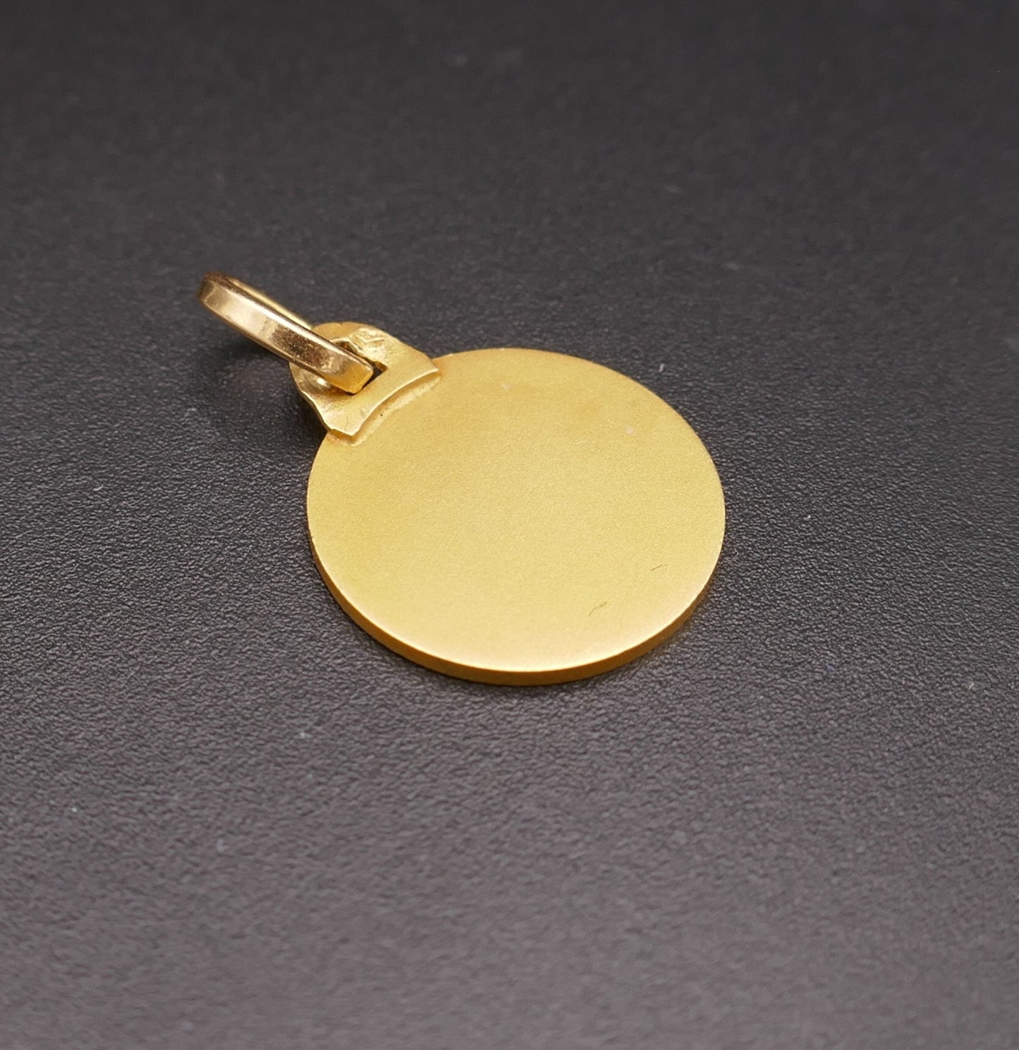 Médaille ancienne Saint Christophe. Or 18 carats. Neuve de stock