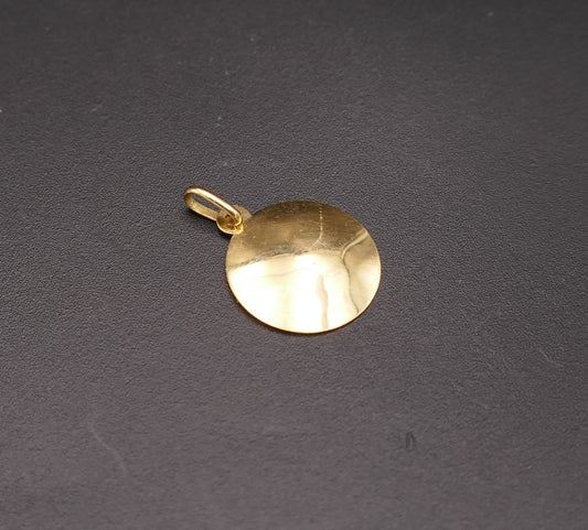 Médaille d'amour Augis, or 18 carats.