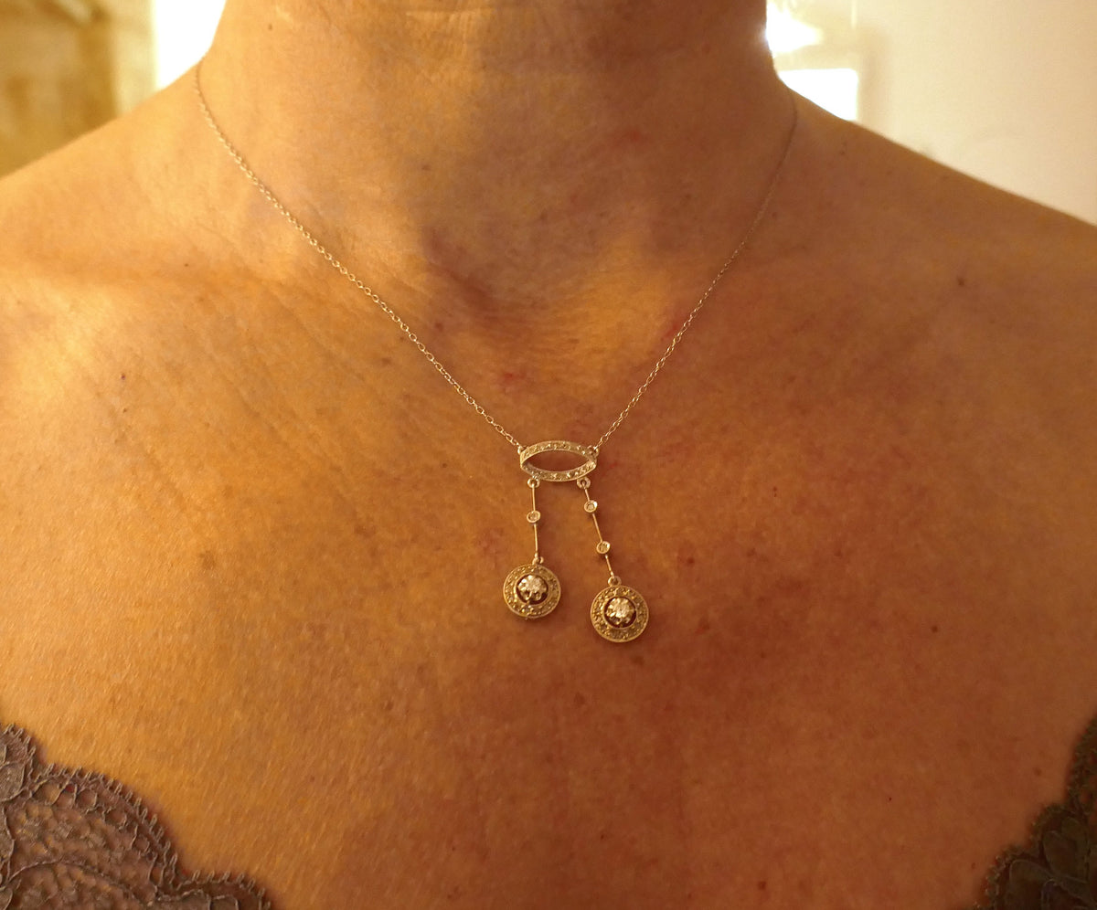 Collier Négligé Diamants, vers 1920.