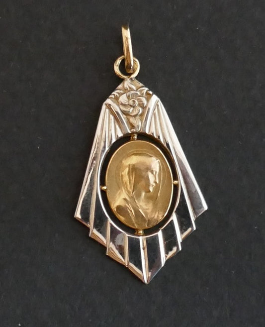 Médaille Art Déco 2 Ors